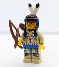 Indian 1 Tan Shirt 6748 2846 6718 6766 Wild West Cowboys LEGO® Minifigure