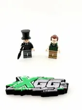 LEGO Minifigure Ebenezer Scrooge & Bob Cratchit 40410 Christmas Dickens Tribute