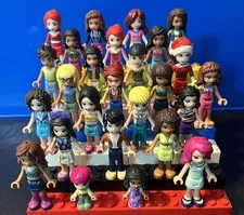 LEGO Friends Assorted Characters Minifigures Lot of 25