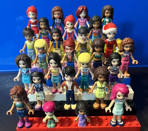 LEGO Friends Assorted Characters Minifigures Lot of 25