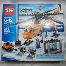 LEGO CITY  Arctic Helicrane 60034 Huskies Sled - New Sealed, Retired Set - READ!