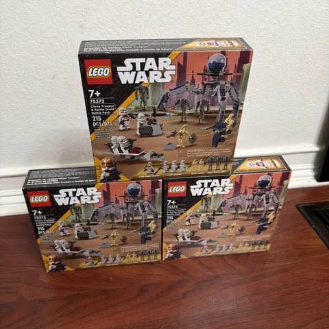 LEGO Star Wars: Clone Trooper & Battle Droid Battle Pack (75372) Lot