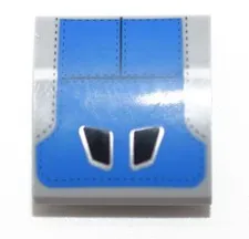 LEGO 2x2 Curved Slope Grey Blue Seat Headrest Print 76917 Nissan Skyline 6408454
