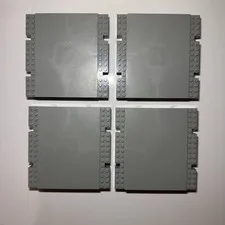 Lego 4 Light Gray Baseplate Raised Platform 16 x 16 x 2 1/3 2617pb02 6542