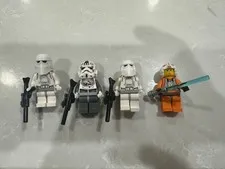 RARE! LEGO Star Wars AT-AT Driver sw0019 sw101 sw0102 - Set 4483 Minifigures lot