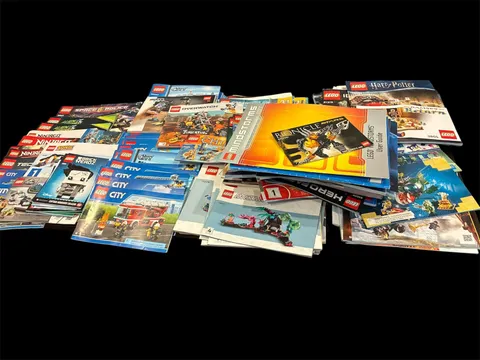 Lego Instructions Manual Lot 48 Lbs Star Wars, Harry Potter, Ninjango, Marvel Et