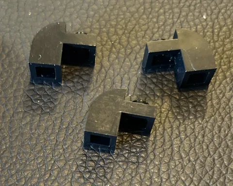 LEGO Lot of 3 Black 1x2x1-1/3 Curved Top Bricks Replacement Part 6091