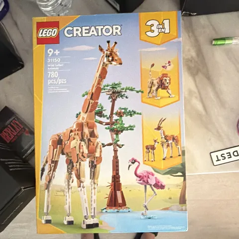 LEGO Creator 3 in 1 Wild Safari Animals 31150 780 pcs 9+ Giraffe Lion