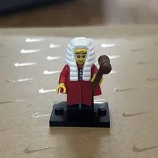 LEGO CMF Series 9 Judge Minifigure with Robe and Wig 