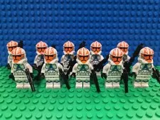 Lego Lot of 10 332nd Clone Trooper Minifigure sw1278 Star Wars 75359 75449 501st