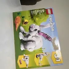 LEGO Creator 3-in-1 White Rabbit 31133 Complete Set, 258 Pieces, Age 8+