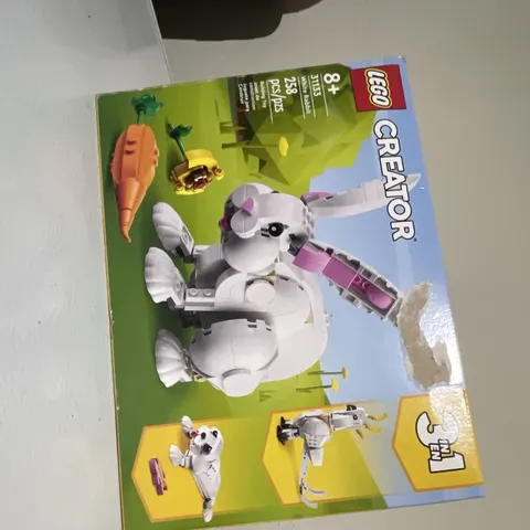 LEGO Creator 3-in-1 White Rabbit 31133 Complete Set, 258 Pieces, Age 8+