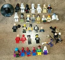 Lego Minifigure Lot 20+ With Accessories