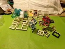 Lego Lot Of 50 Windows & Doors Assorted Specialty Pieces