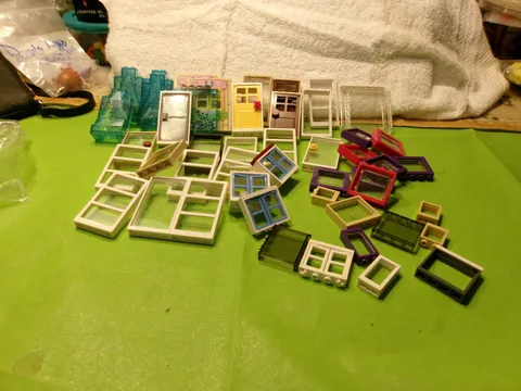 Lego Lot Of 50 Windows & Doors Assorted Specialty Pieces