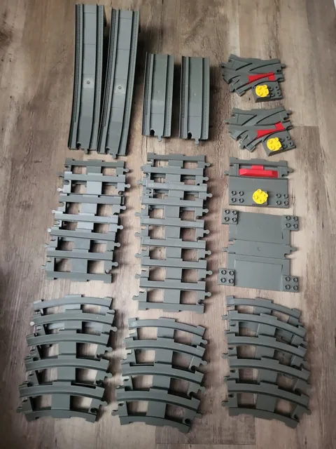 Lego Duplo Train Set 5027 Tracks Rails Track vintage 1996 Lot Of 35