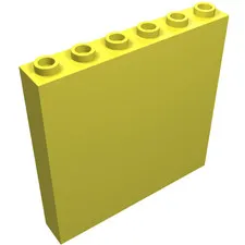 10x LEGO® Part 59349 - Panel 1 x 6 x 5