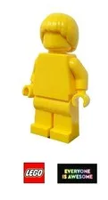 LEGO Everyone Is Awesome - Yellow Monochrome Minifigure - tls104 - NEW