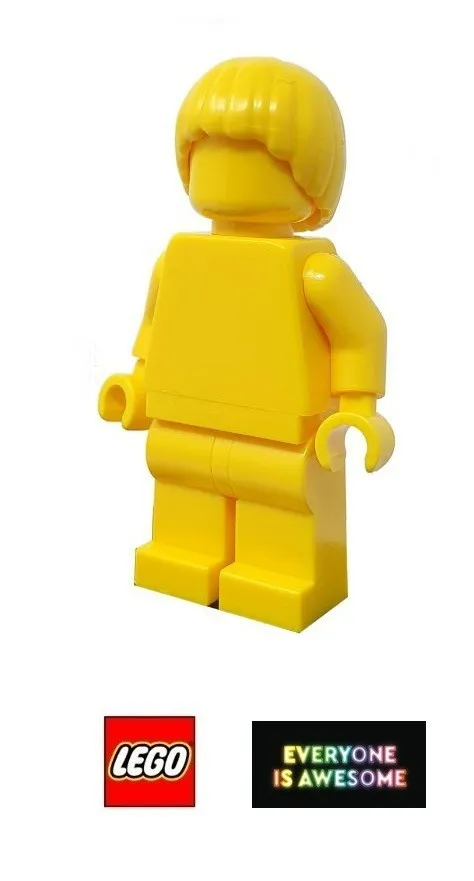 LEGO Everyone Is Awesome - Yellow Monochrome Minifigure - tls104 - NEW
