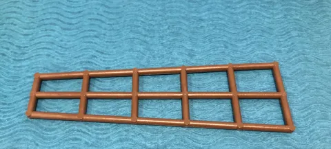 LEGO PART 6057 BOAT MAST SHORT RIGGING PIECE 16X5 STUDS BROWN