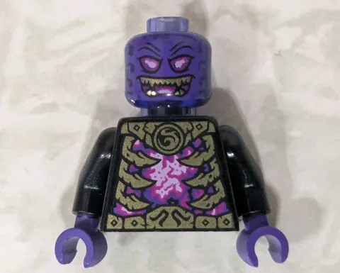 Lego 71742 Ninjago Overlord Minifigure head and torso only