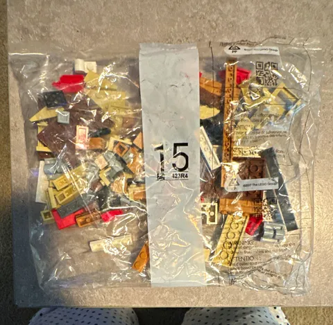 LEGO Bulk Lot Bricks & Blocks Parts Polybag Tan Brown Red Gray Black White