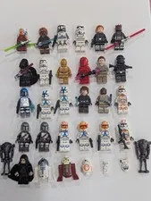 LEGO Star Wars Bulk Minifigure Lot of 30, 100% Genuine