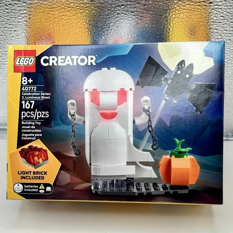 NEW SEALED LEGO 40772 Luminous Ghost ~ Creator Seasonal 2025 ~ Light Brick
