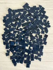LEGO DARK BLUE LOT 200 PCS 2X2 PLATE CENTER STUD VARIETY EARTH NAVY