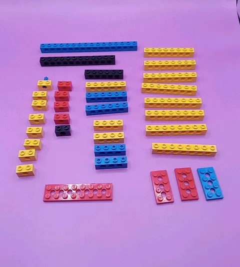 LEGO LOT (35 Pieces) "Extra Holes" Assorted Pieces & Sizes *SEE DETAILS*