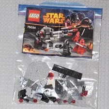 *NO MINIFIGURES* 75034 Death Star troopers battle pack build only w instructions