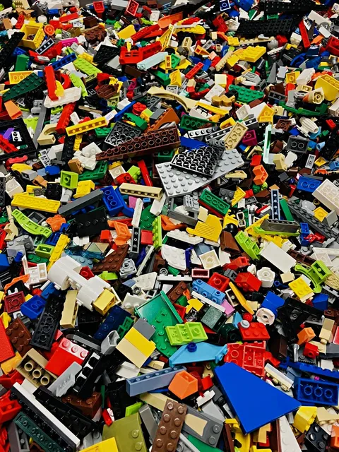 *CLEAN* LEGO +200pc Multicolor Bulk Lot Mixed Bricks, Plates, Pieces and Parts