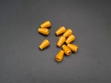 LEGO - 10x - Cone - Cone - 1x1 - Pearl Gold - Pearl Gold - 4589