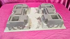 LEGO Castle Gray Raised Baseplate Printed Rock Pattern 1-Piece Plastic