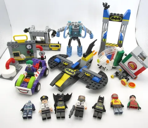 LEGO Batman Lot DC Comics #10753 #70910 #70901 Joker Mr. Freeze Scarecrow