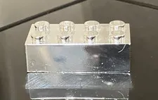 LEGO 25th Anniversary 2x4 Chrome Silver Brick (3001)