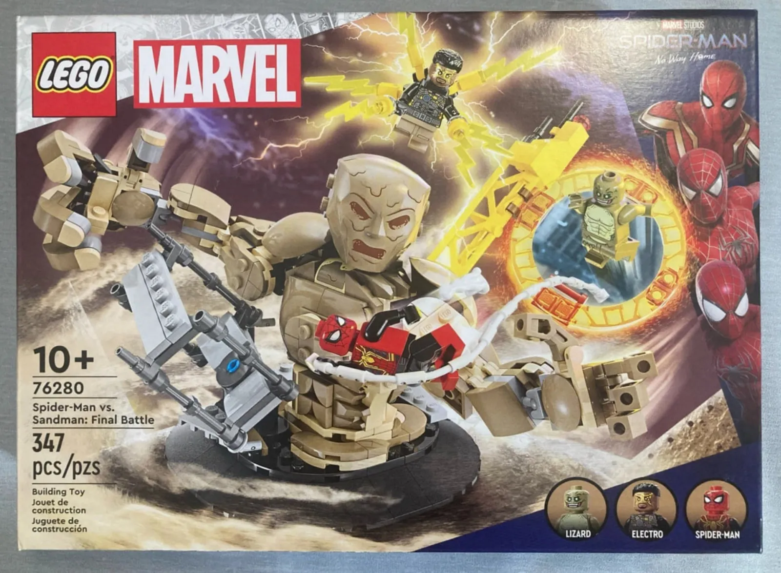 LEGO Super Heroes: Spider-Man vs. Sandman: Final Battle (76280) — Brand New.