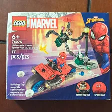 LEGO Marvel Spider-Man Motorcycle Chase vs Doc Ock 76275 77 pcs 6+