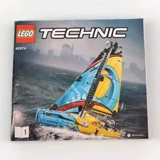 Lego Technic Racing Yacht 42074 Book 1  Instruction Booklet  Manual Only