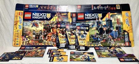 LEGO NEXO KNIGHTS Lot 70317 70323 70324 70333 70335 70338 + Extras 100% Complete