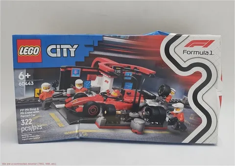 LEGO City F1 Pit Stop & Pit Crew with Ferrari Car, 60443 SEE DETAILS