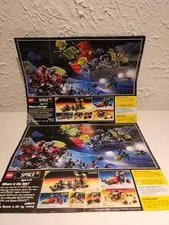 Vintage (1991) LEGO SPACE M-Tron & Blacktron II Sets Poster - RARE Set of 2