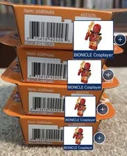 LEGO Bionicle Cosplayer Minifigure Series 29 CMF Toa Tahu 71052 set of 4