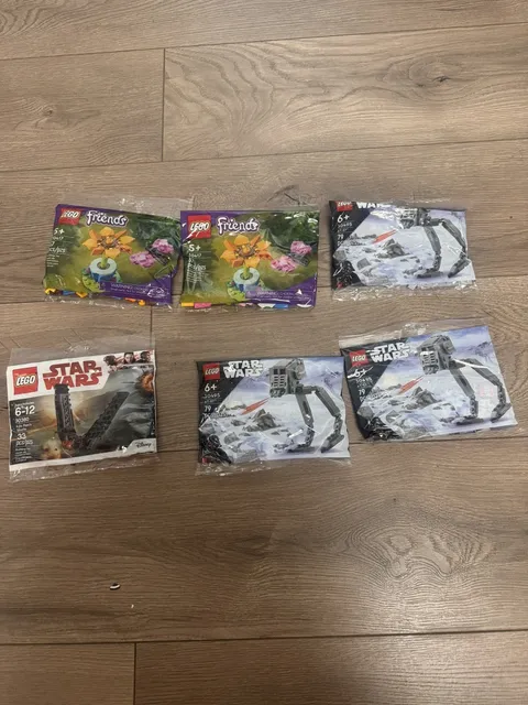 Lego Star Wars friends Polybag Lot 6x Polybags Brand New 