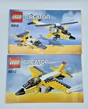 LEGO 6912 Creator Super Soarer instructions Manual Only Vol 1&2 No Bricks 2012