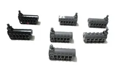 Lego Projectile Launcher Cannon FLAT BOTTOM 57029 7 PIECES (2 BLACK 5 DARK GRAY)