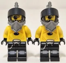 Lego Space Police Alien Snake 2 Minifigures Lot With Visor sp097