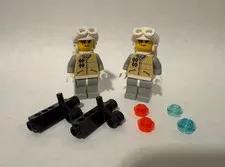LEGO Star Wars Hoth Rebel Minifigure x2 sw0108 4500 Snowspeeder + Weapons