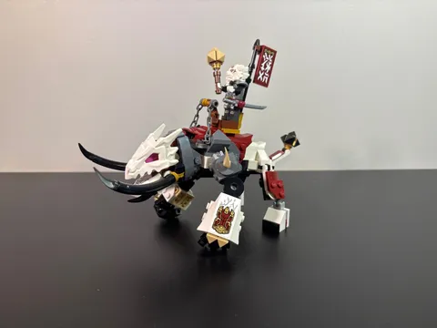 Lego Ninjago Zilvar and Grimtak Set 71863 Prebuilt!   US Next Day Ship!