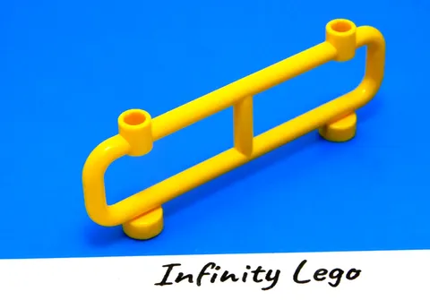 4 LEGO Yellow Fence Bar 1 x 8 x 2 Loop with 2 Studs on Top (2486)  4 Pieces